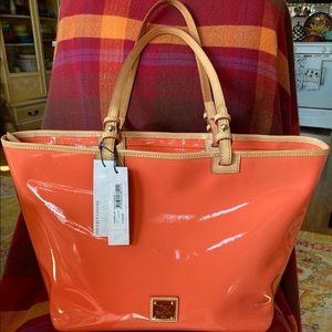 Dooney and Bourke patent leather purse